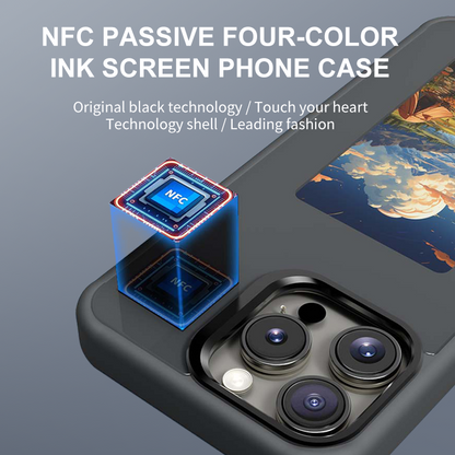 Case for iPhone / Samsung With NFC E Ink Smart Display for Photos / Images Case Cover FoneFunShop   