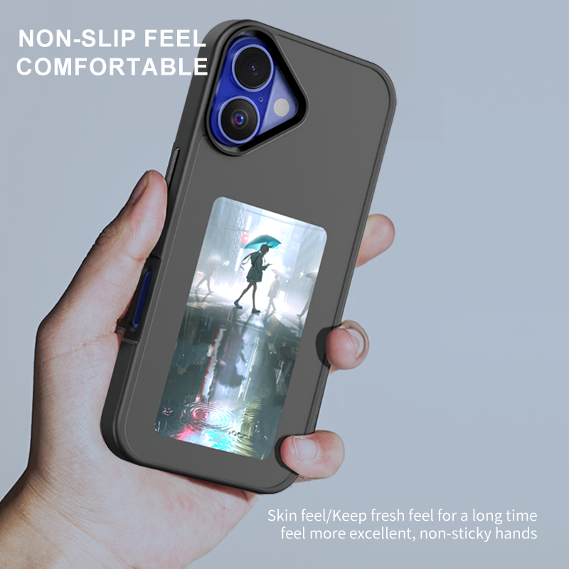 Case for iPhone / Samsung With NFC E Ink Smart Display for Photos / Images Case Cover FoneFunShop   