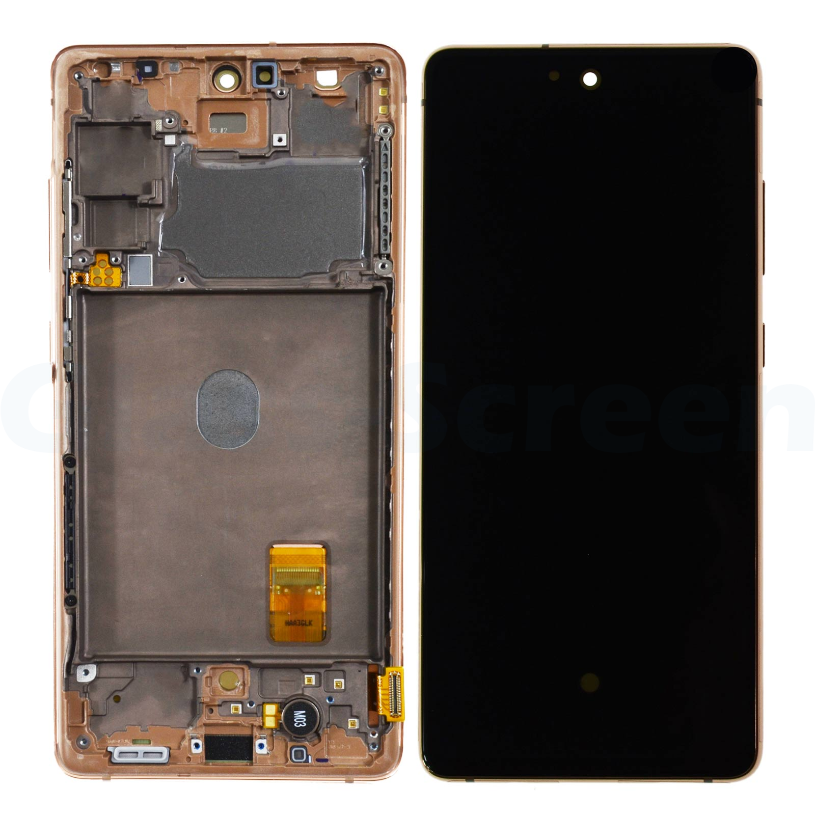 Lcd Screen For Samsung S20 FE G780F Full Frame Orange GH82 24219F Screen FoneFunShop   