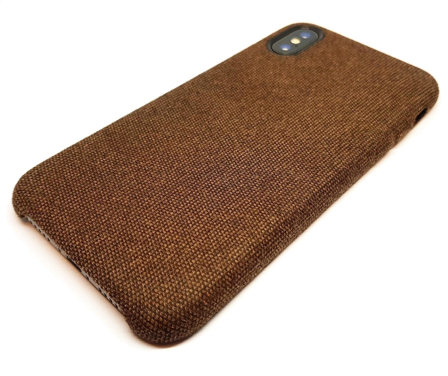 Case For iPhone X Flannel Design OxFord Brown Case Cover FoneFunShop   