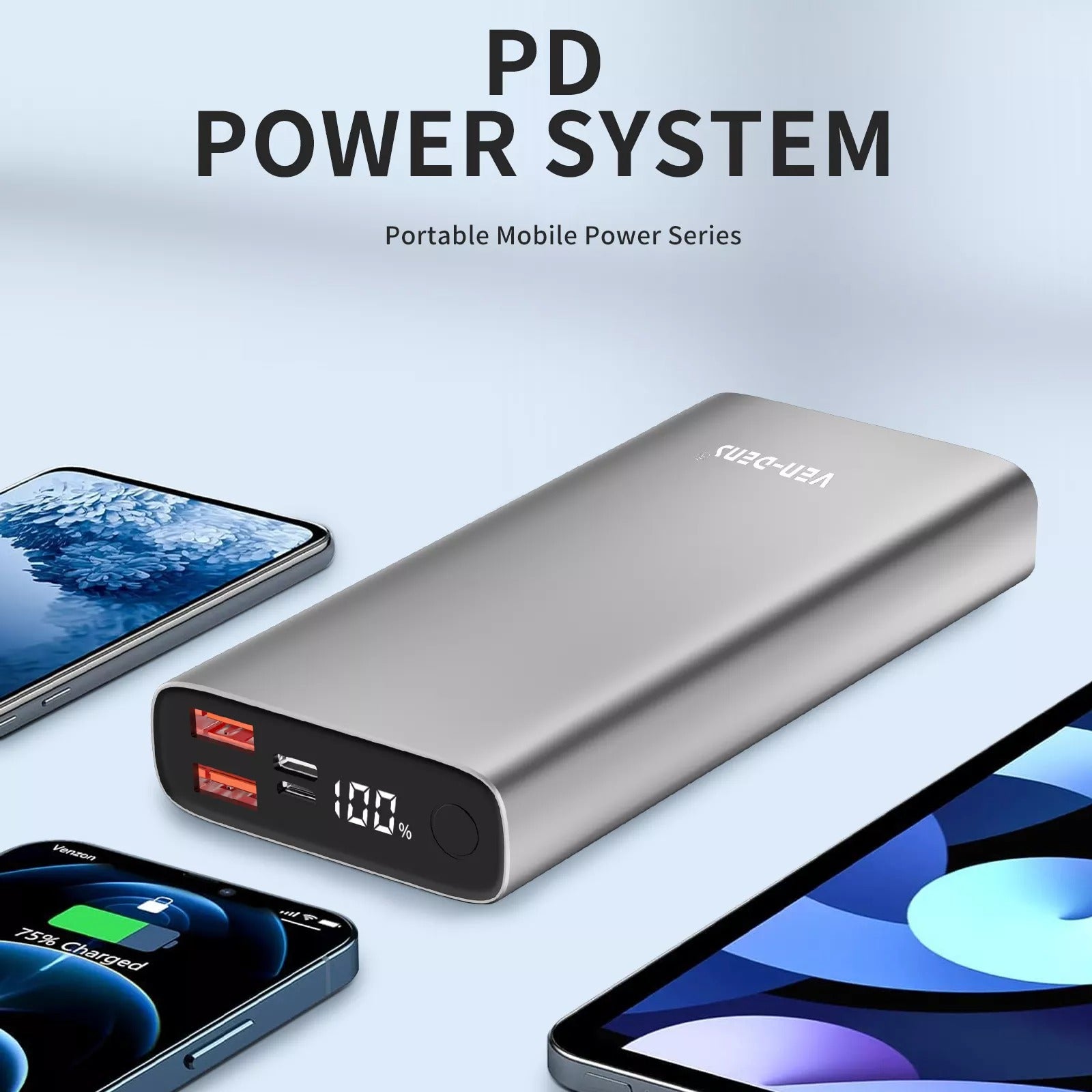 20000mAh Power Bank Ven Dens PD VD 317 Power Bank FoneFunShop   