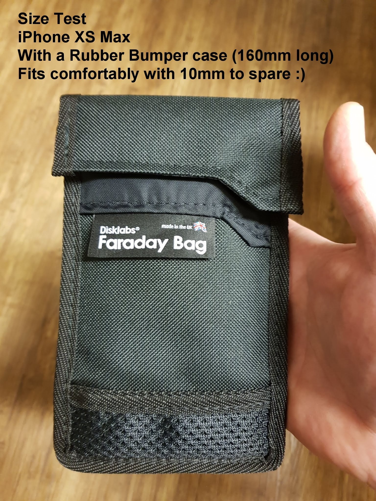 Faraday Bag Signal Blocker Disklabs PS1 Phone Shield Faraday FoneFunShop   