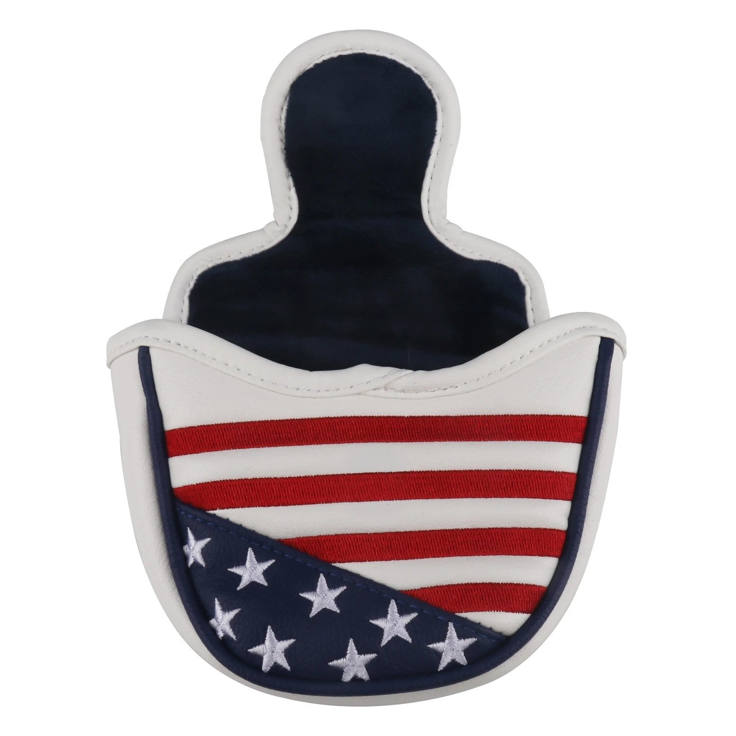 USA Flag Golf Half Mallet Putter Club Cover Headcover Golf Accessorise FoneFunShop   