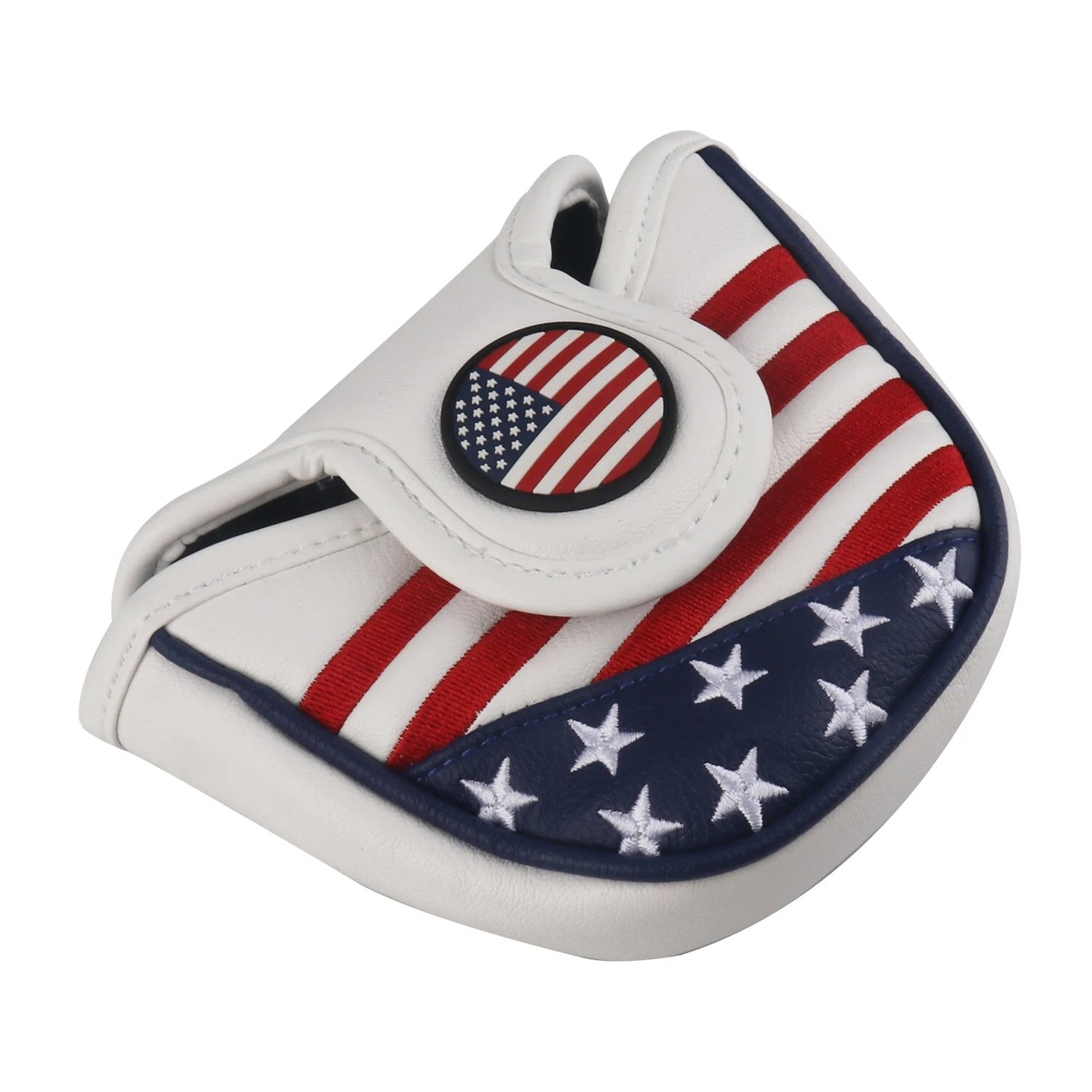 USA Flag Golf Half Mallet Putter Club Cover Headcover Golf Accessorise FoneFunShop   