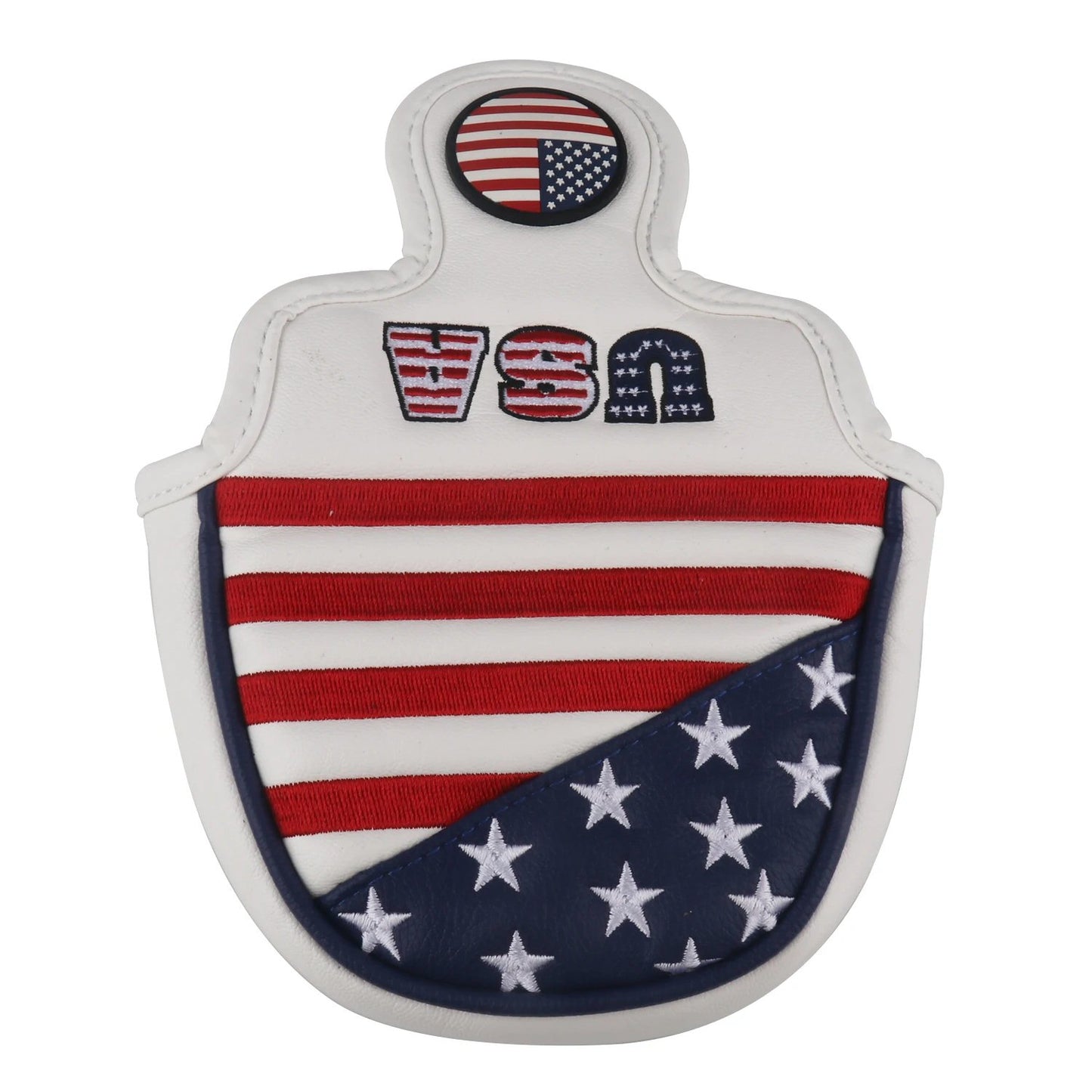 USA Flag Golf Half Mallet Putter Club Cover Headcover Golf Accessorise FoneFunShop   