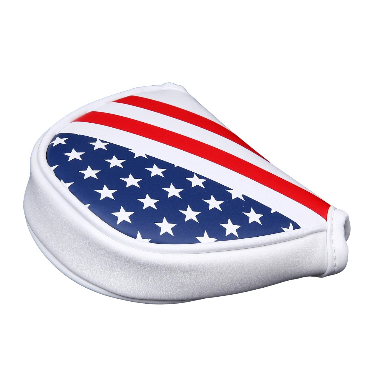 PU Leather USA Flag Golf Half Mallet Putter Club Cover Headcover Golf Accessorise FoneFunShop   