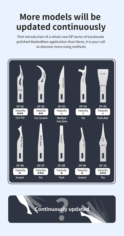 Qianli DP10 Hand Polished Logicboard BGA Degumming Clean Up Scraper Kit Qianli FoneFunShop   