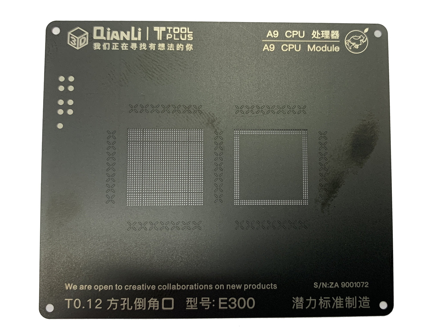 Reballing Stencil For iPhone A9 CPU Module ToolPlus QianLi 3D iBlack Stencil FoneFunShop   