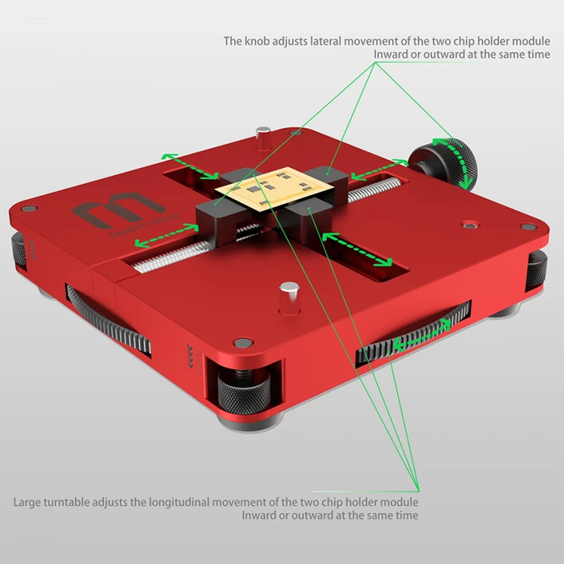 RB-03 Automatic Positioning Universal BGA Reballing Station Holder and Stencil Set Stencil FoneFunShop   