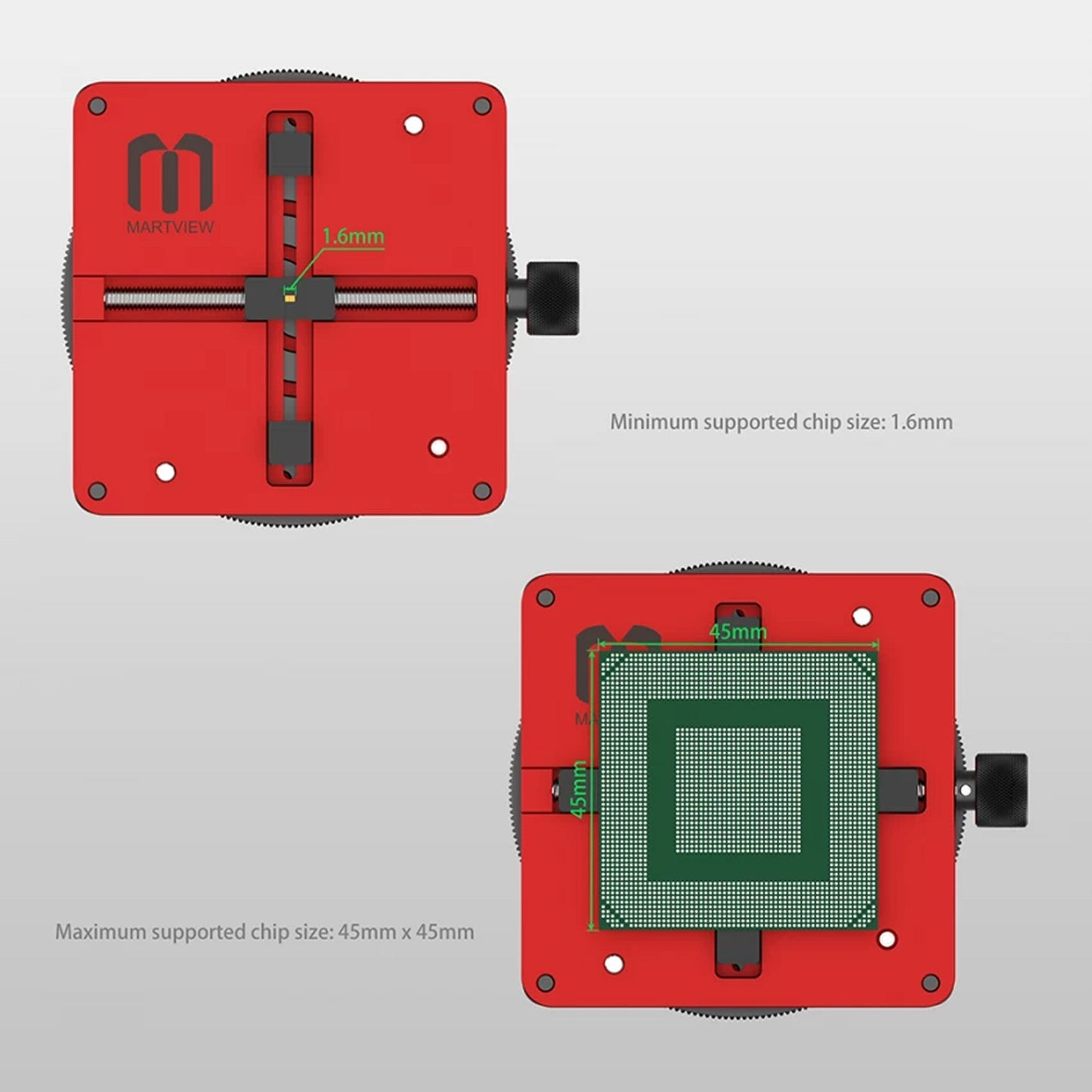 RB-03 Automatic Positioning Universal BGA Reballing Station Holder and Stencil Set Stencil FoneFunShop   