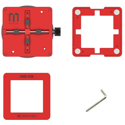 RB-03 Automatic Positioning Universal BGA Reballing Station Holder and Stencil Set Stencil FoneFunShop   