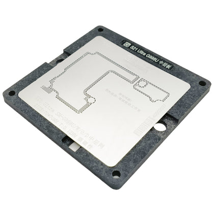 Reballing Stencil For Samsung S21 Ultra Motherboard Logic Board Joining Fixture Stencil FoneFunShop   