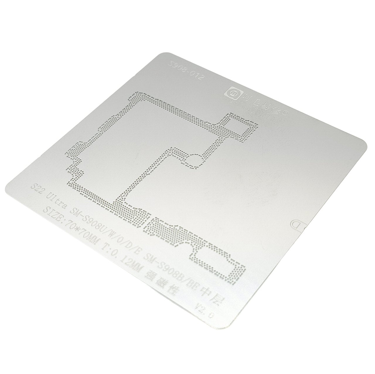 Reballing Stencil For Samsung S22 Ultra Motherboard Logic Board Joining Fixture Stencil FoneFunShop   