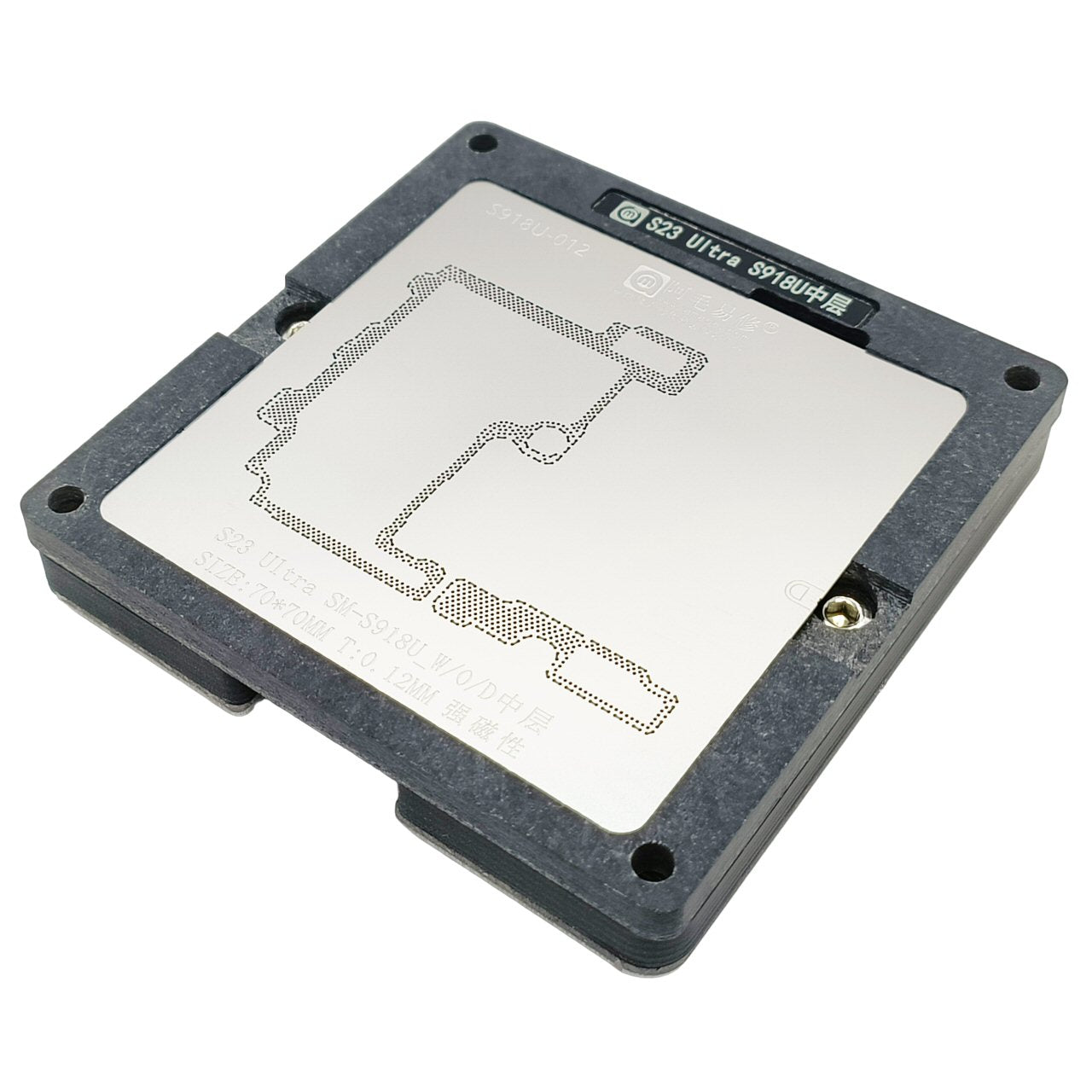 Reballing Stencil For Samsung S23 Ultra Motherboard Logic Board Joining Fixture Stencil FoneFunShop   