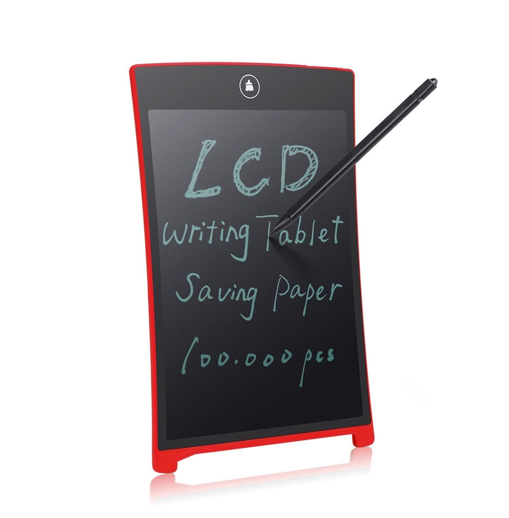 Writing Drawing Tablet Pad Portable 8.5 inch Red  FoneFunShop   