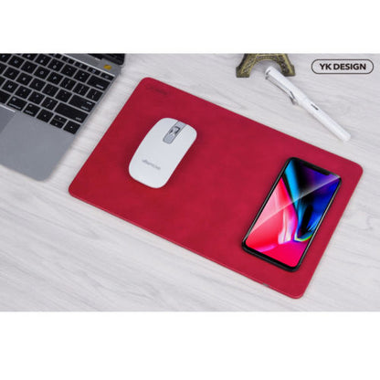 Wireless Charger Mouse Mat YK in Red Charger FoneFunShop   