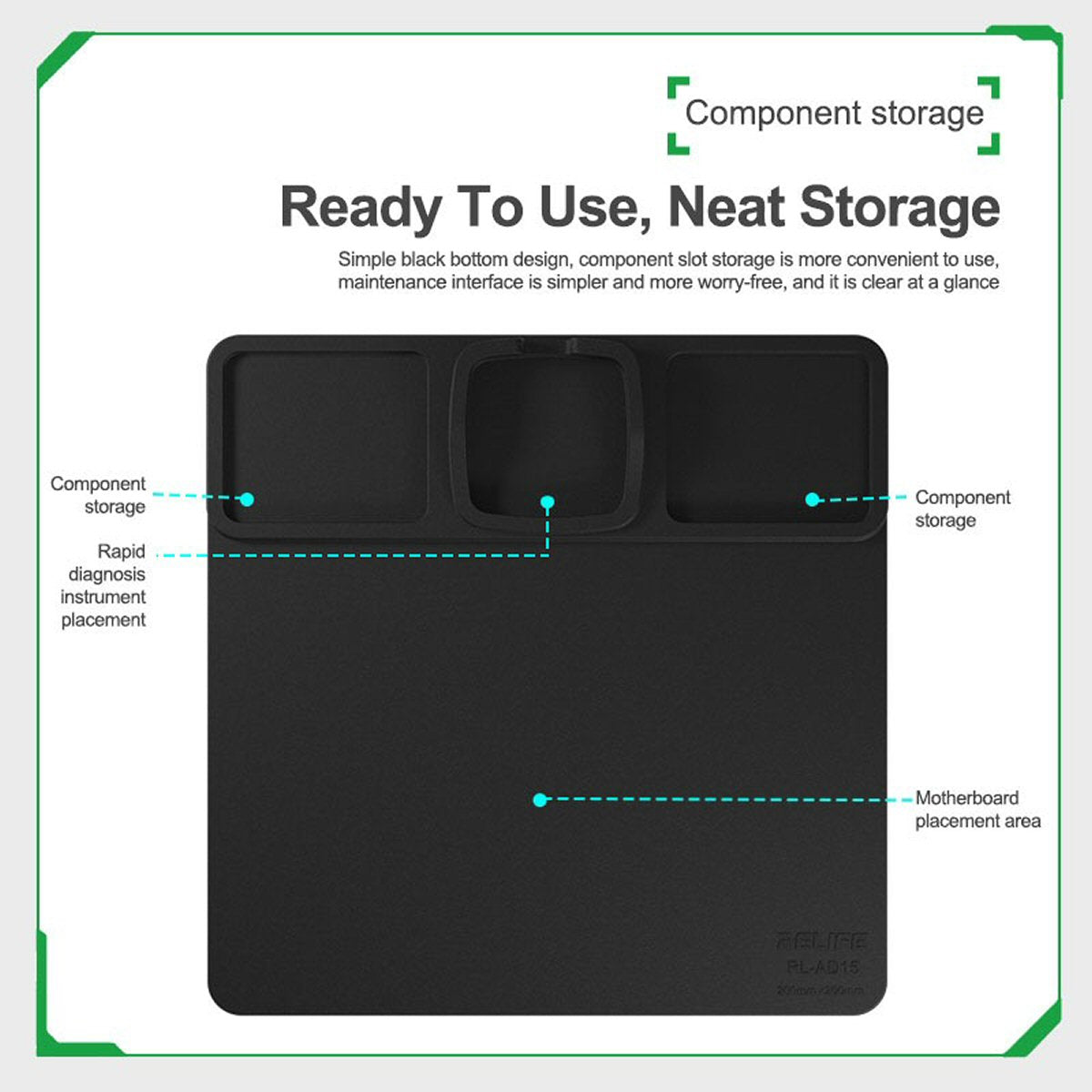 Silicone Maintenance Pad Relife RLAD15 20cm X 20cm Relife FoneFunShop   