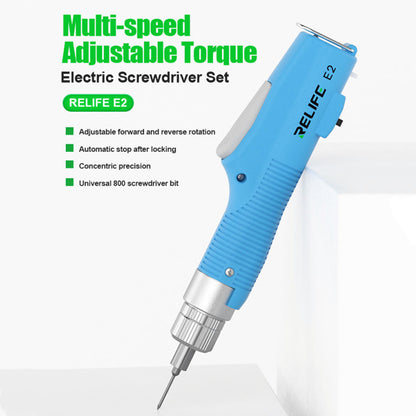 Relife E2 Rechargeable Electric Screwdriver Adjustable Torque Speed Phone Repair Screwdriver FoneFunShop