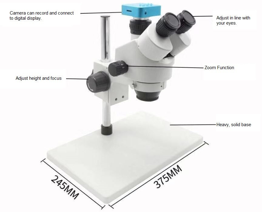 Sanqtid Trinocular Microscope With LED and HI RES Digital Camera Camera FoneFunShop   