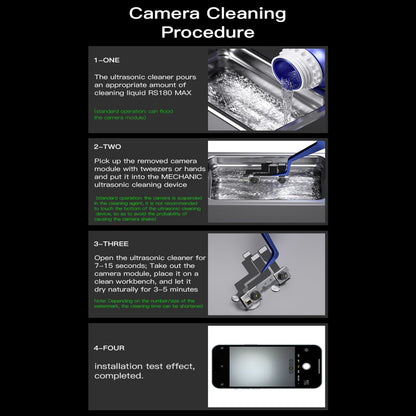 Mechanic RS180 Max Camera Module Cleaning Solution For Ultra Sonic Bath Mechanic FoneFunShop   