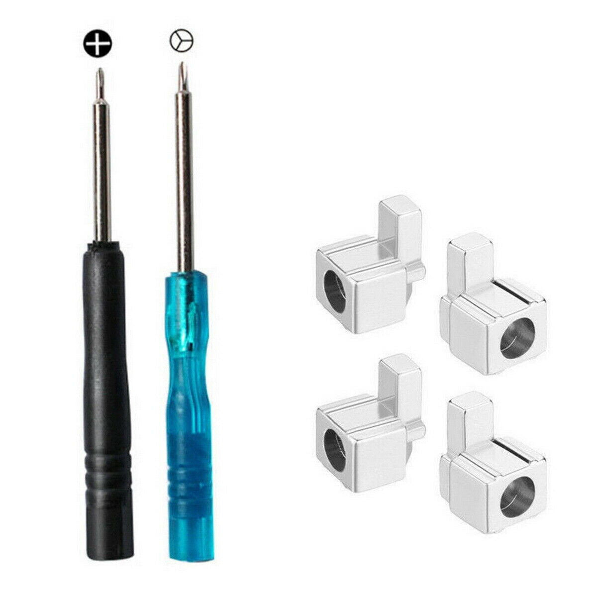 Metal Buckles For Nintendo Switch Joy Con RC with Two Screwdriver Pack of 4 Screwdriver FoneFunShop   