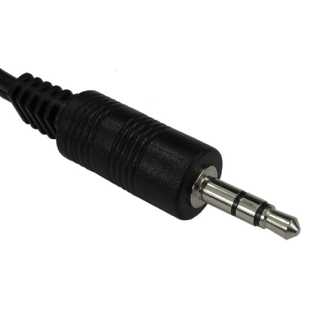 AUX Cable To 3.5mm Jack Audio 1.2m Long Black Budi Cable FoneFunShop   