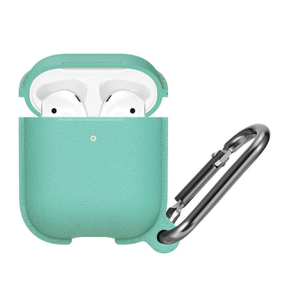 Case For Apple Airpods With Hanger And Hole For LED Coast Blue Case Cover FoneFunShop   