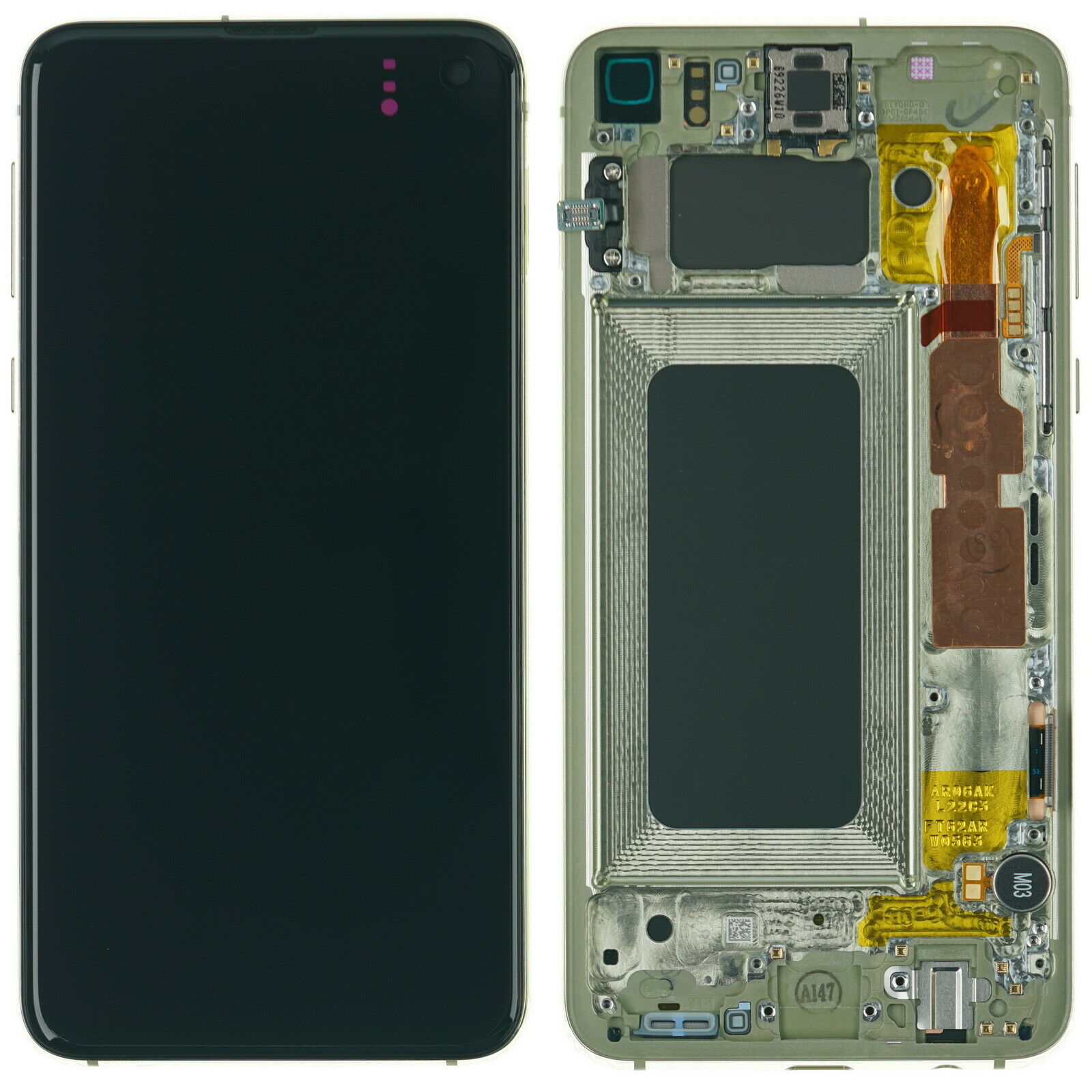 Lcd Screen For Samsung S10e G970F in Yellow Screen FoneFunShop   