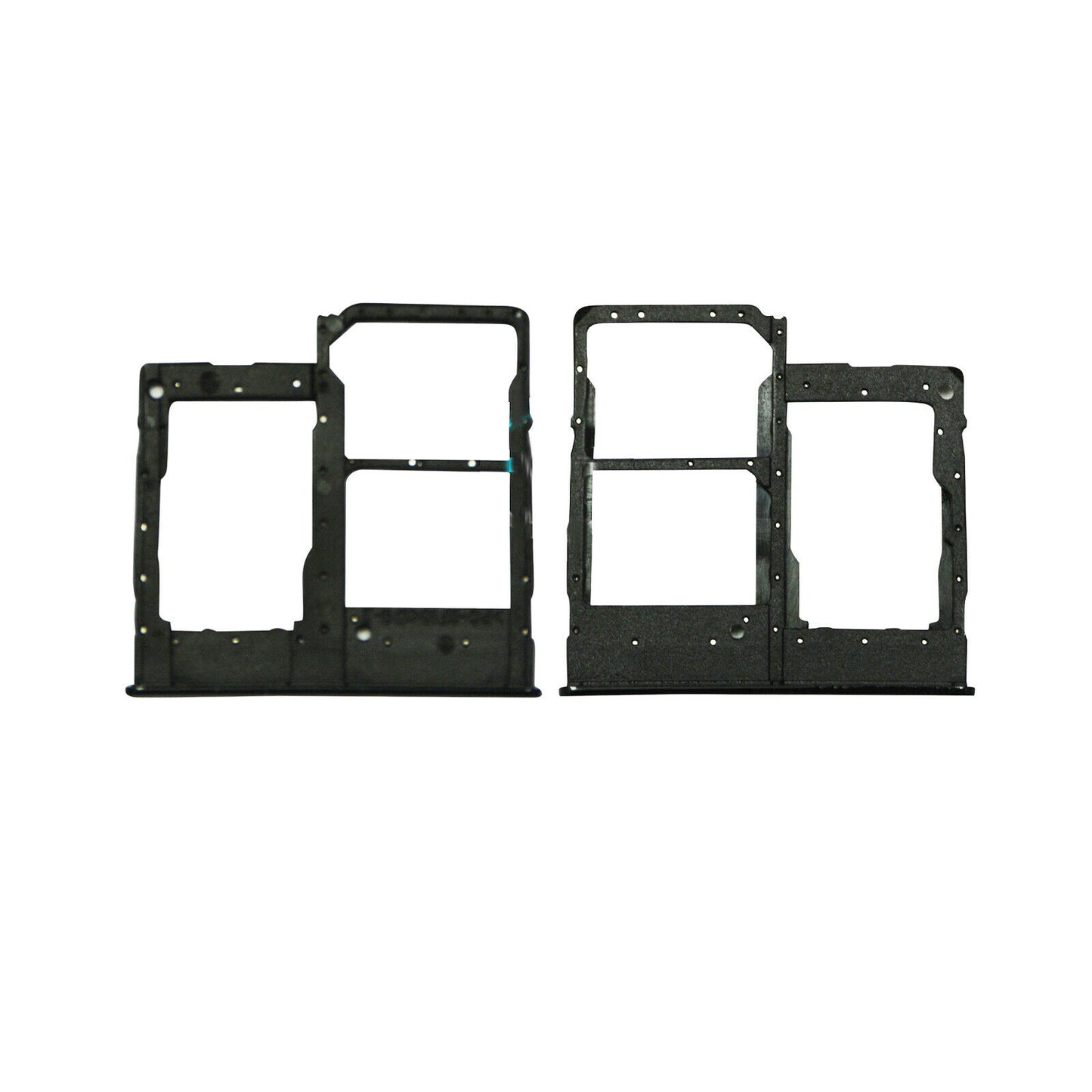 Sim Tray For Samsung A20F A205F in black Sim Tray FoneFunShop   