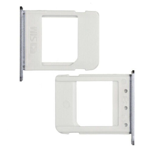 Sim Tray For Samsung Note 5 N920F in silver Sim Tray FoneFunShop   