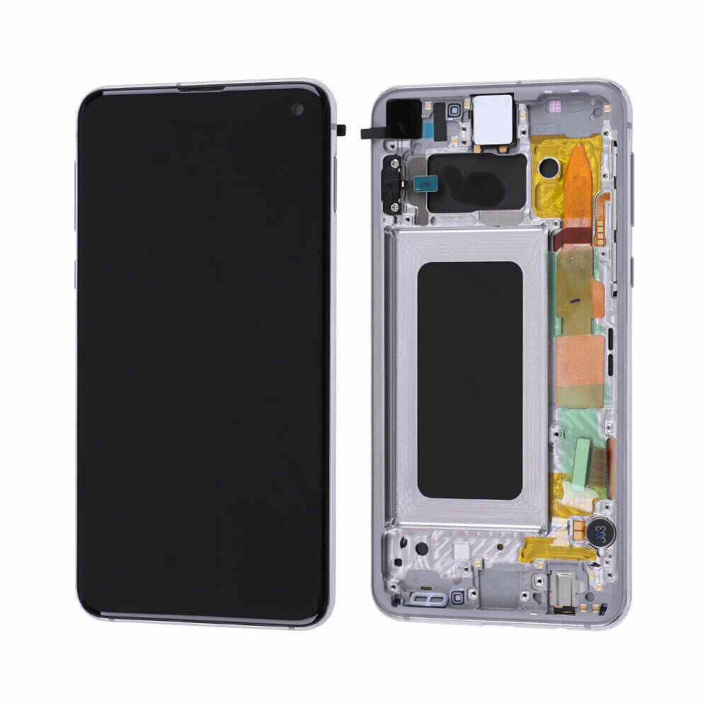 Lcd Screen For Samsung S10 Plus G975F Ceramic White Screen FoneFunShop   