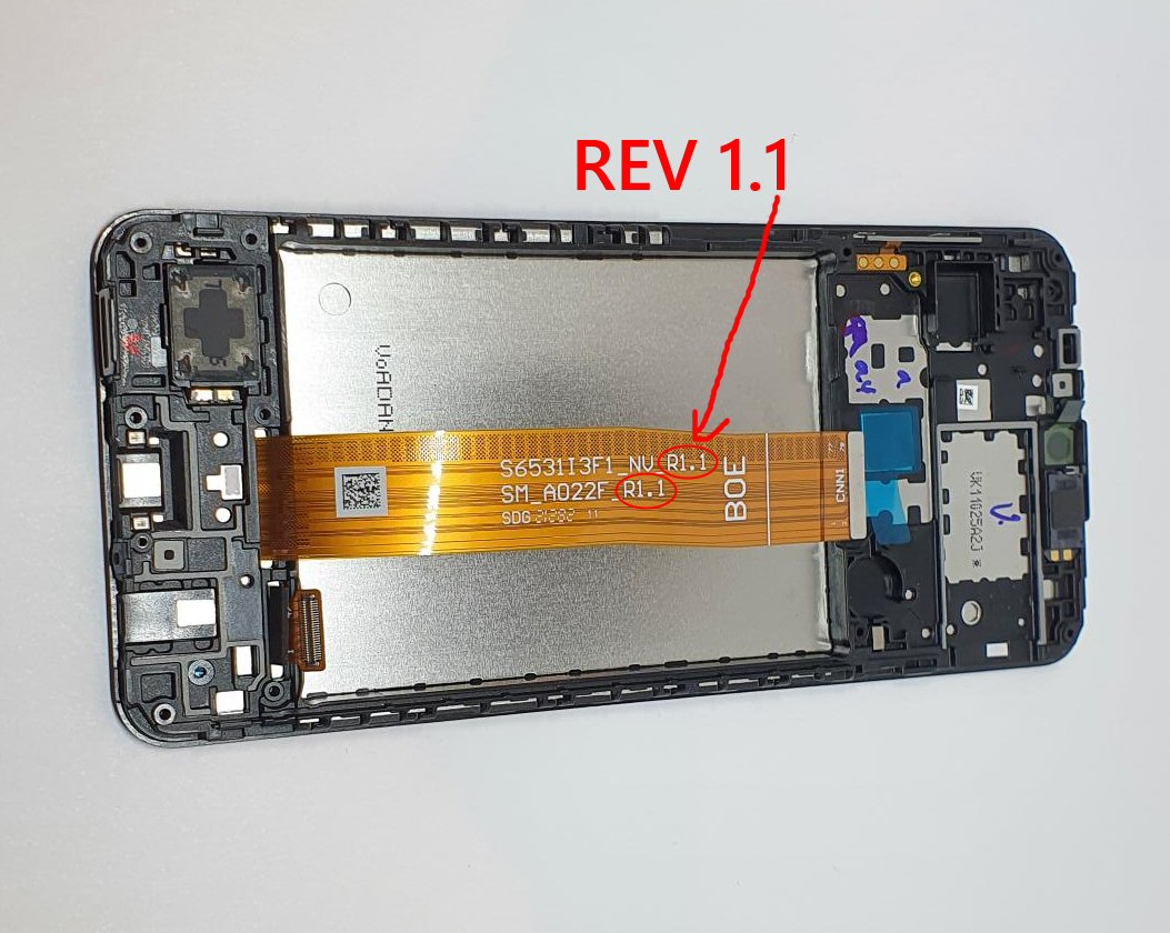 Lcd Screen For Samsung A12 A125F in Black REV1.1 BOE Screen FoneFunShop   