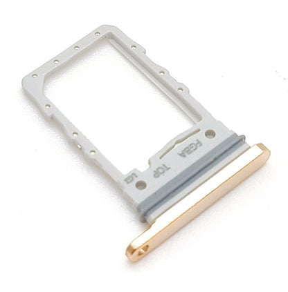 Sim Tray For Samsung Z Flip4 Gold Replacement Card Holder Sim Tray FoneFunShop   