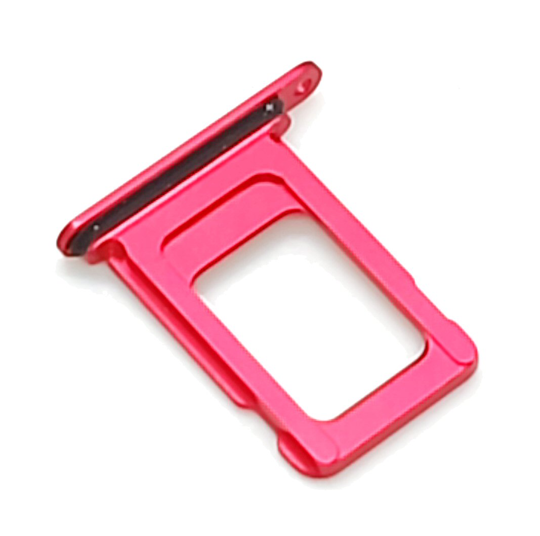 Sim Tray For iPhone 14 In Red Sim Tray FoneFunShop   