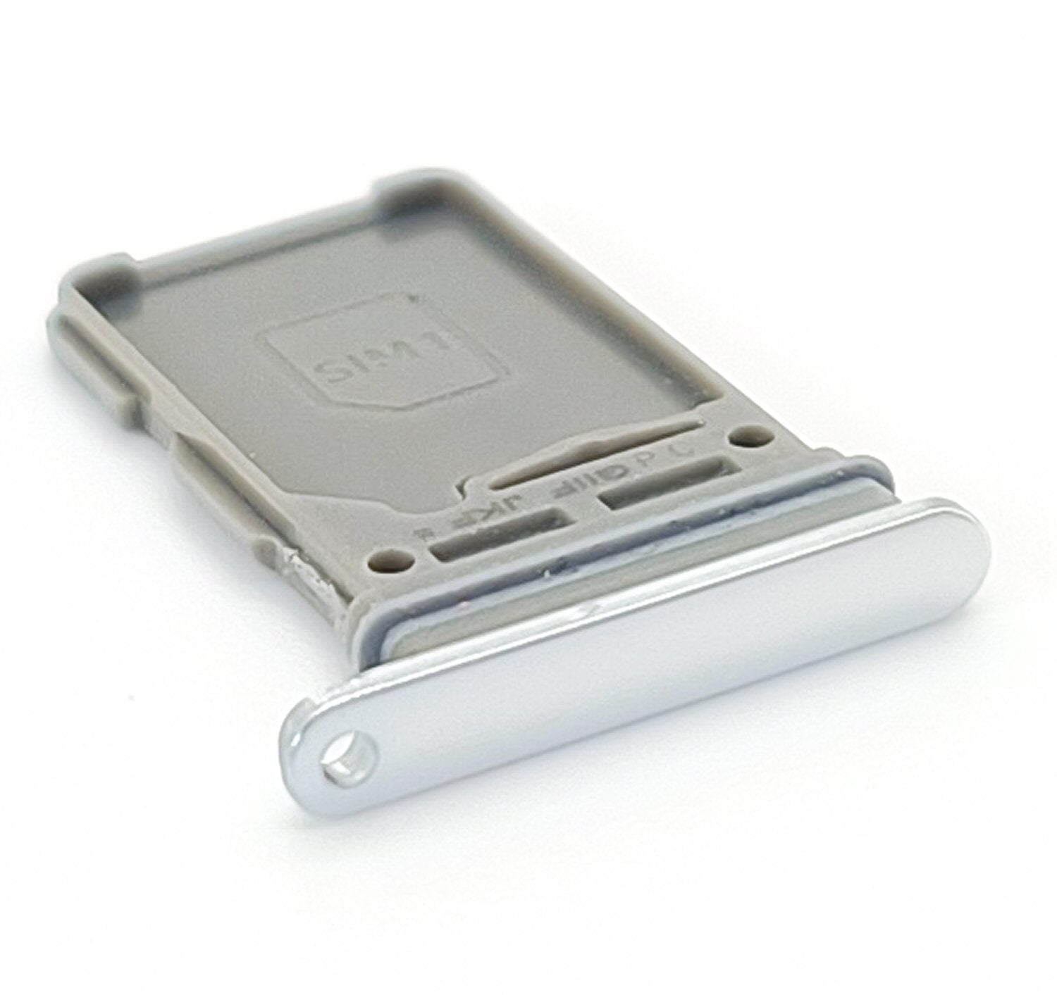 Sim Tray For Samsung S21 White Replacement Card Holder Sim Tray FoneFunShop   