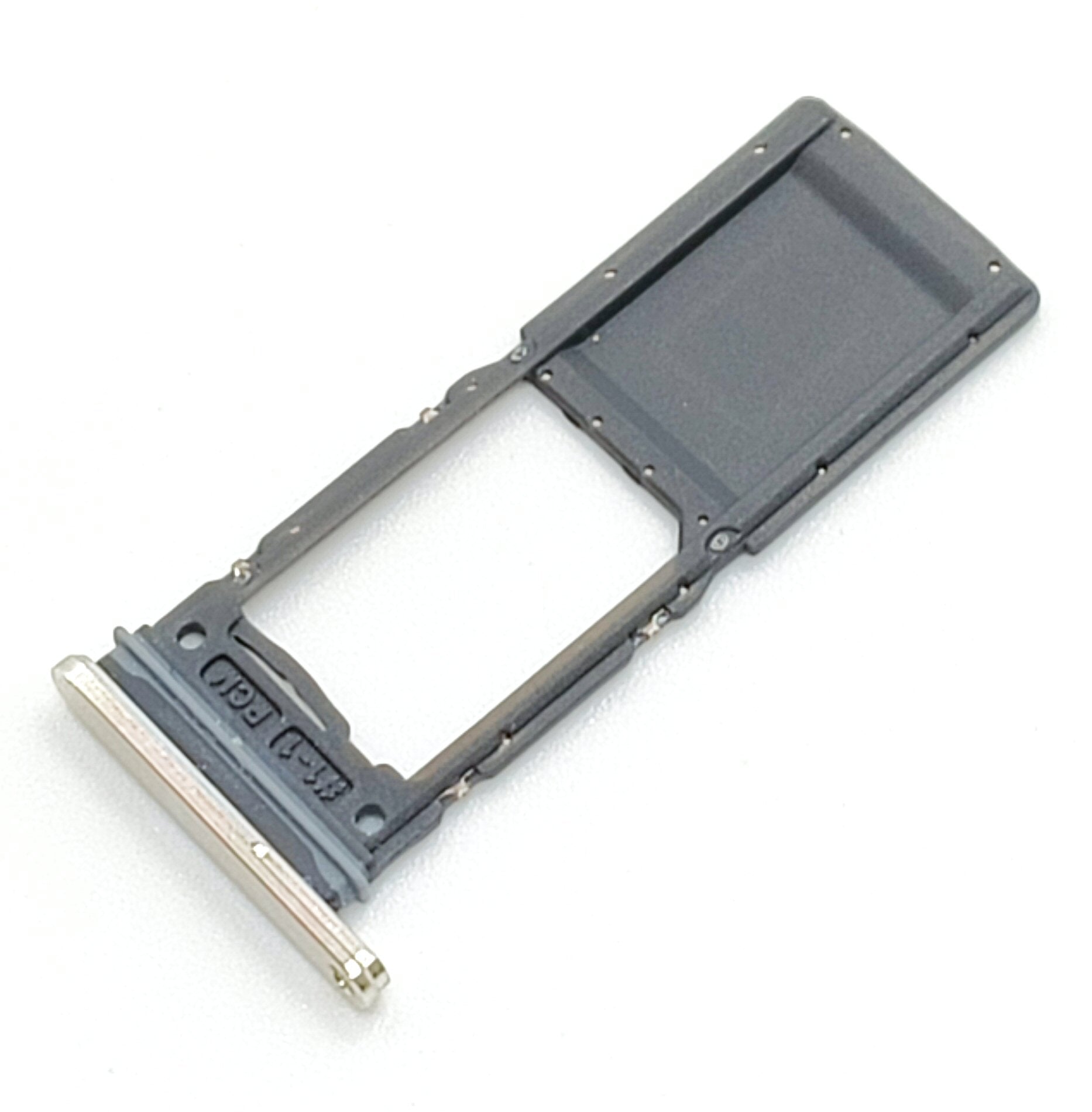 Sim Tray For Samsung Z Fold5 Silver Replacement Dual Card Holder Sim Tray FoneFunShop   