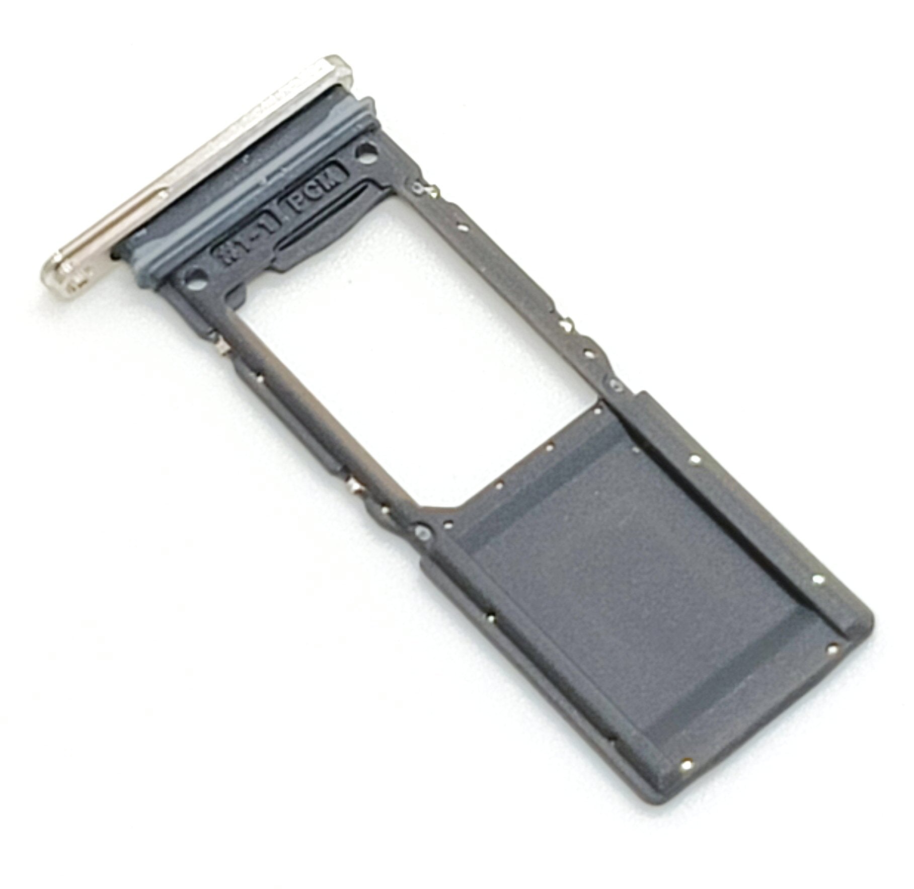 Sim Tray For Samsung Z Fold5 Silver Replacement Dual Card Holder Sim Tray FoneFunShop   