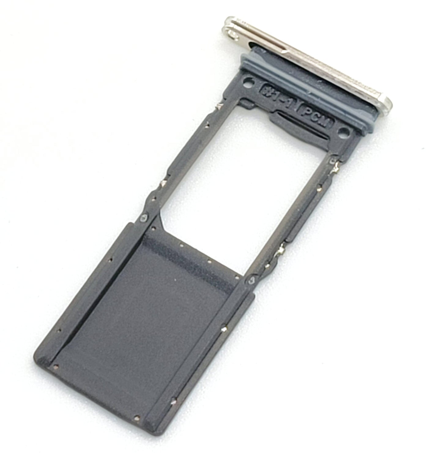 Sim Tray For Samsung Z Fold5 Silver Replacement Dual Card Holder Sim Tray FoneFunShop   