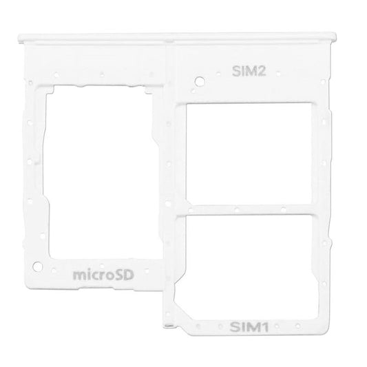 Sim Tray For Samsung A20e A202F in white Sim Tray FoneFunShop   