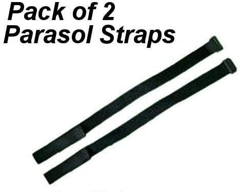 Securing Straps For Parasol Pack of 2 Nylon Hook and Loop Deck Umbrella Fasten  FoneFunShop   