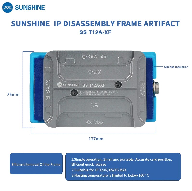 Sunshine Frame Removal For iPhone X Series T12A XF Tool Tool FoneFunShop   