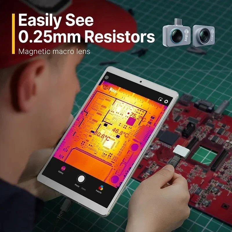 Thermal Camera Type C For Phone Logic Board Leak Detection with Macro Lens Camera FoneFunShop   