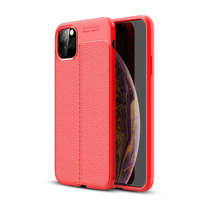 Case For iPhone 11 Pro Red Slimline Low Profile PU Leather Look Case Cover FoneFunShop   