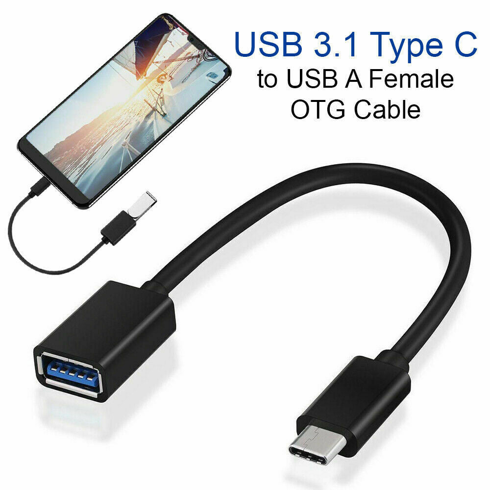 Type C to Female USB 3.1 OTG Adapter Cable Cable FoneFunShop   