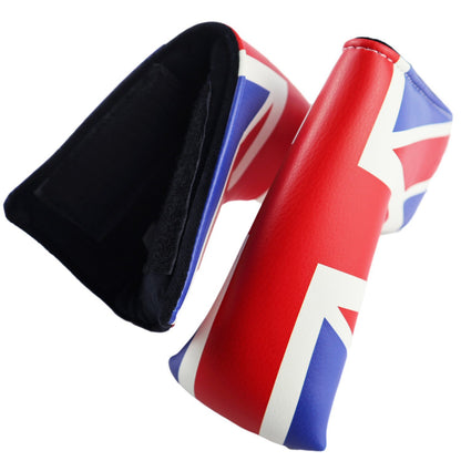 UK Flag PU Leather Putter Head Cover Protector Golf Accessorise FoneFunShop   