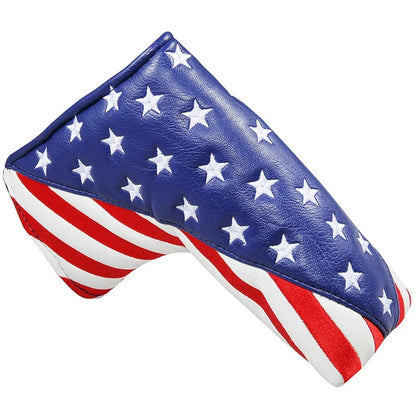 USA Flag Golf Putter Club Head Cover Headcover Golf Accessorise FoneFunShop   