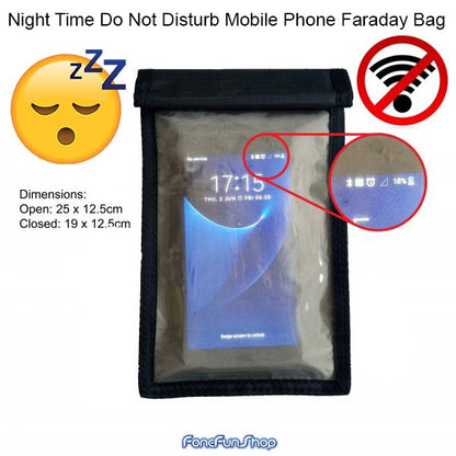 Faraday Bag Signal Blocker Night Time Do Not Disturb For Smart Phone Faraday FoneFunShop   