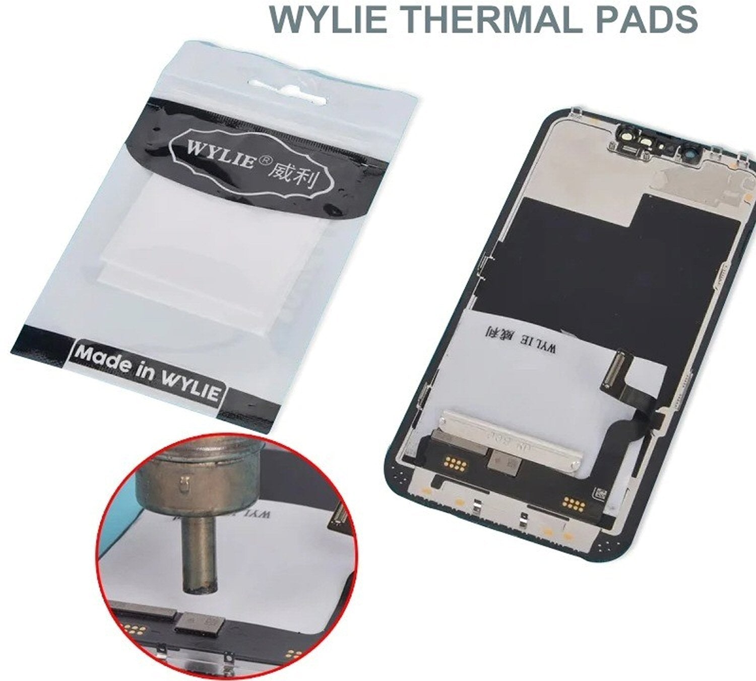 Wylie Heat Resistant Shields For Phone Flex Repair Soldering Mask Pack of 5 Silicone Guards Flex FoneFunShop   