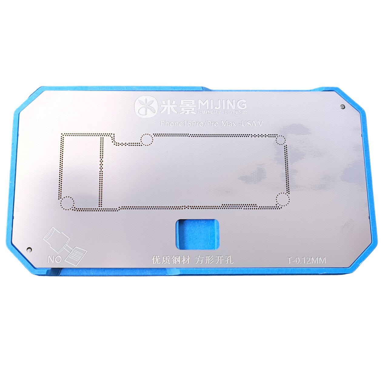 Mijing Z20-Pro 15 Reballing Station and 3 Stencils For iPhone 15 Series IC Chips Stencil FoneFunShop   