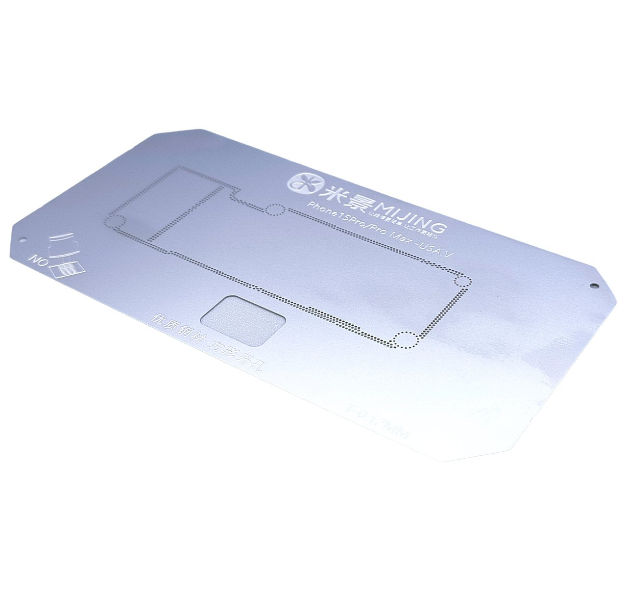 Mijing Z20-Pro 15 Reballing Station and 3 Stencils For iPhone 15 Series IC Chips Stencil FoneFunShop   